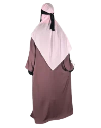 Embroidered Front Open Abaya-1