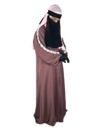 Embroidered Front Open Abaya1-b