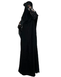 Leaves-Sleeves-Embroidered-Abaya-1