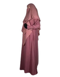 Round-Neck-Abaya-with khimar-1-b