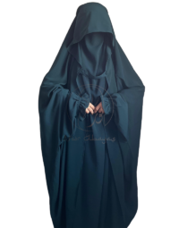 One Piece Jilbab With Extra Flap-2