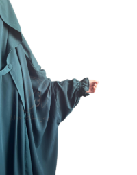 One Piece Jilbab With Extra Flap-5